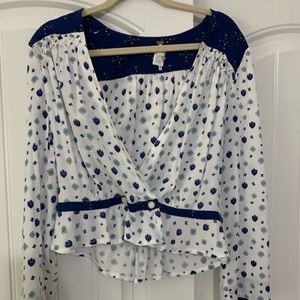 Free people wrap top